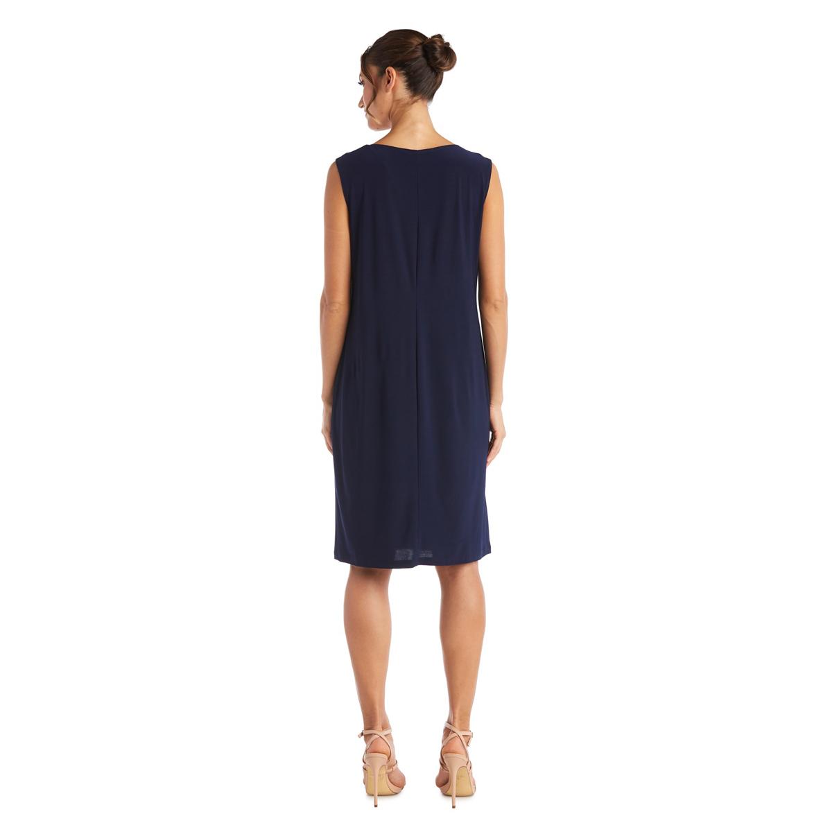 Womens R&M Richards Two-Piece Swing Jacket Dress