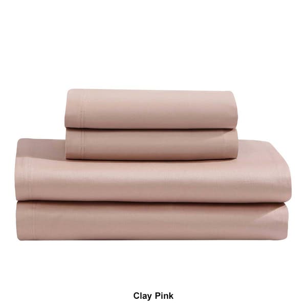 Calvin Klein Organic Earth Solid Cotton 4pc. 300 TC Sheet Set