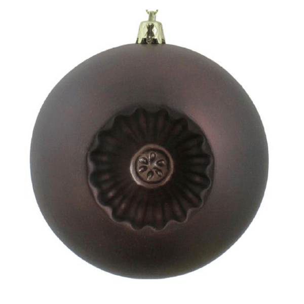 DAK 6ct.Shatterproof Matte Retro Reflector Ball Ornaments