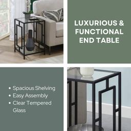 Convenience Concepts Town Square Metal End Table