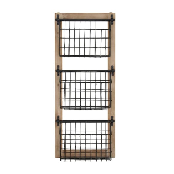 9th &amp; Pike® 3-Tier Rectangular Hanging Wall Rack