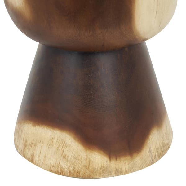 9th & Pike® Rustic Brown Wood End Table