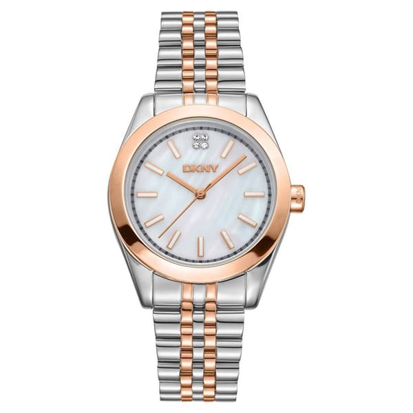 Womens DKNY Nolita Midi Mother of Pearl Watch - DK1L029M0095