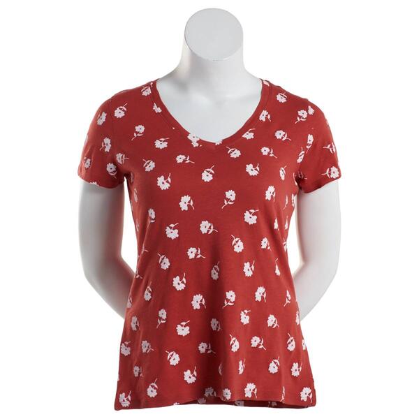 Womens Architect&#40;R&#41; Short Sleeve Flowers Top - image 
