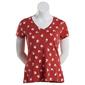 Womens Architect&#40;R&#41; Short Sleeve Flowers Top - image 1