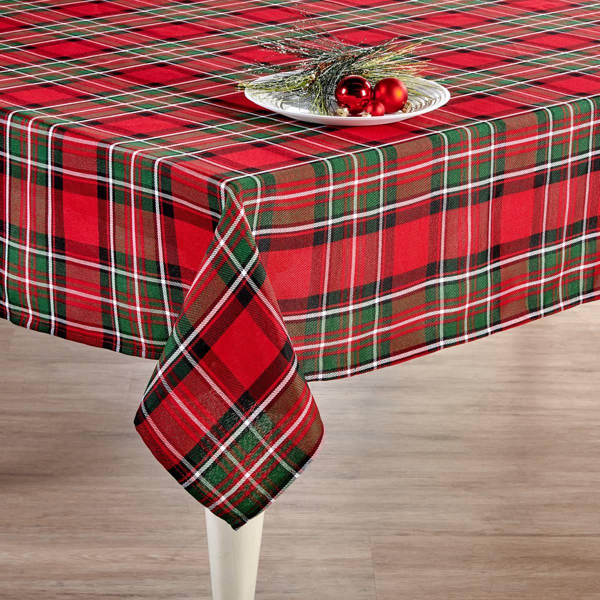 Ascot Plaid Tablecloth