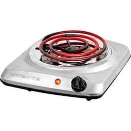 Ovente Electric Single Coil Burner Hot Plate Cooktop - Silver