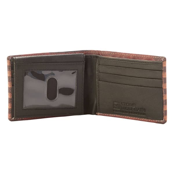 Mens Stone Mountain Flag Printed Wallet