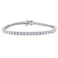 Sterling Silver 5 1/10ctw. Dew Moissanite Bracelet - image 1