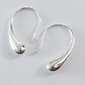 Curved Teardrop Earrings - image 1
