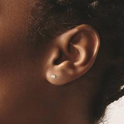 Pure Fire 14kt. Gold 1/5ctw. Lab Grown Diamond Screwback Earrings