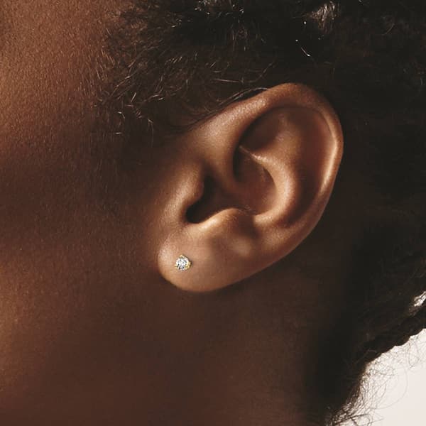 Pure Fire 14kt. Gold 1/5ctw. Lab Grown Diamond Screwback Earrings