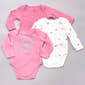 Baby Girl (NB-9M) Mini Hop Love Bug 3pk. Long Sleeve Bodysuits - image 1
