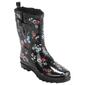 Womens Ella & Joy Floral Mid Calf Lined Rainboots - image 1