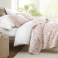 Soft Essentials Ultra Soft Textured Floral Reversible Quilt Set - image 1
