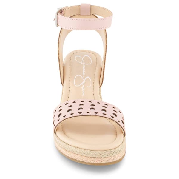 Big Girls Jessica Simpson Asha Perforated Wedge Sandals