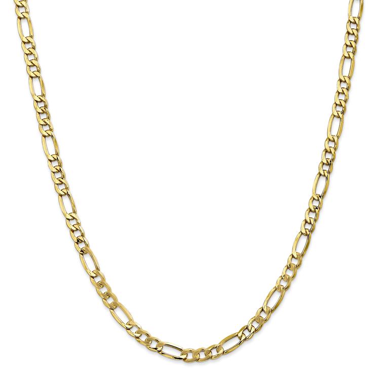 Gold Classics(tm) 10kt. 5.35mm 16in. Semi-Solid Figaro Chain