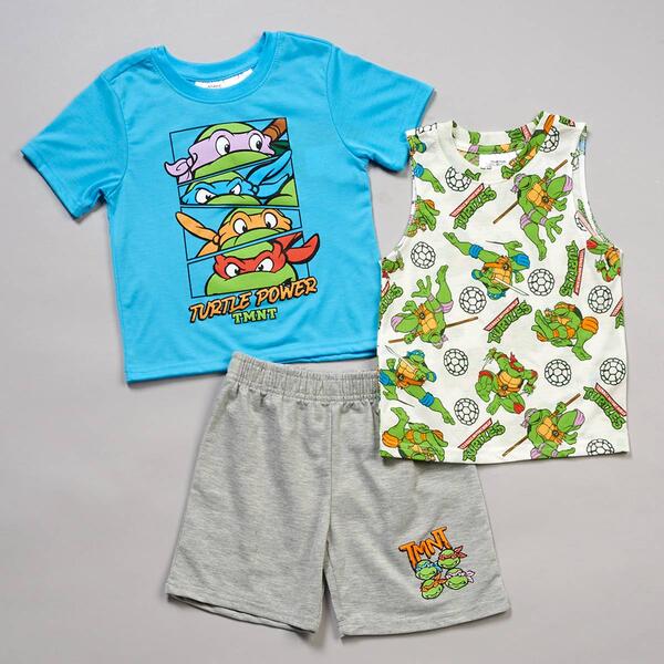 Boys &#40;4-7&#41; Teenage Mutant Ninja Turtles 3pc. Tee/Tank/Shorts Set - image 
