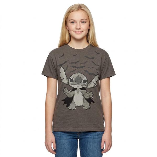 Juniors Freeze Stitch Bats Flocked Boyfriend Tee