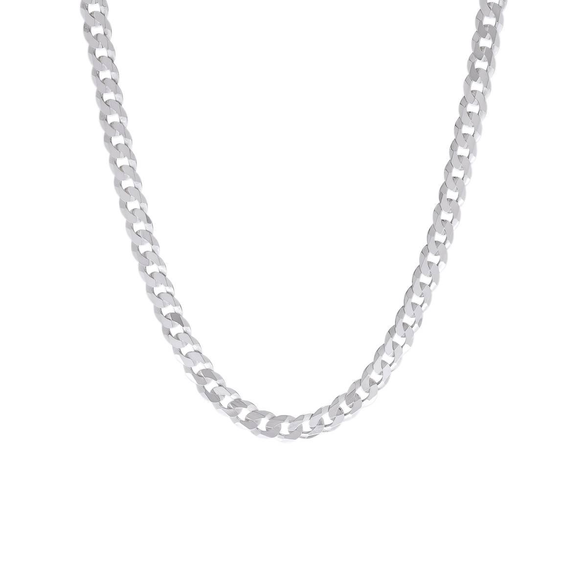 20in. Sterling Silver Grometta Chain Necklace