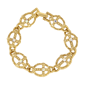 Symbols of Faith Gold-Tone Cross With AB Crystals Bracelet - image 1