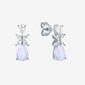 Gemstone Classics(tm) Lab Grown Opal & White Sapphire Earrings - image 1