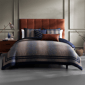 Bebejan Dark Blue Animal Prints 5pc. Reversible Comforter Set - image 1