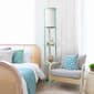 Simple Designs Round Modern Shelf USB Port Organizer Floor Lamp - image 5