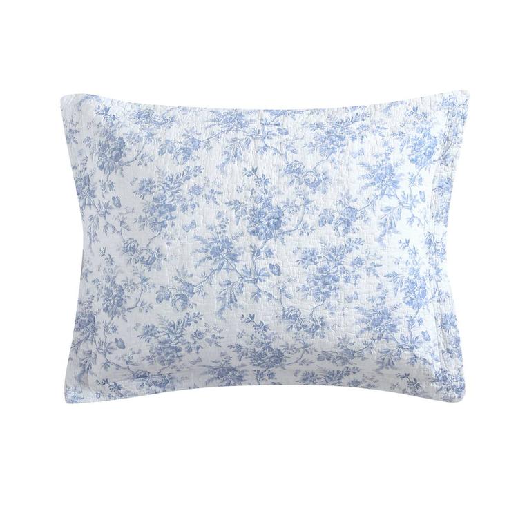 Laura Ashley® Walled Garden 136 Thread Count Reversible Quilt Set