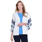Petite Multiples 3/4 Crochet Sleeve Open Cardigan - image 1