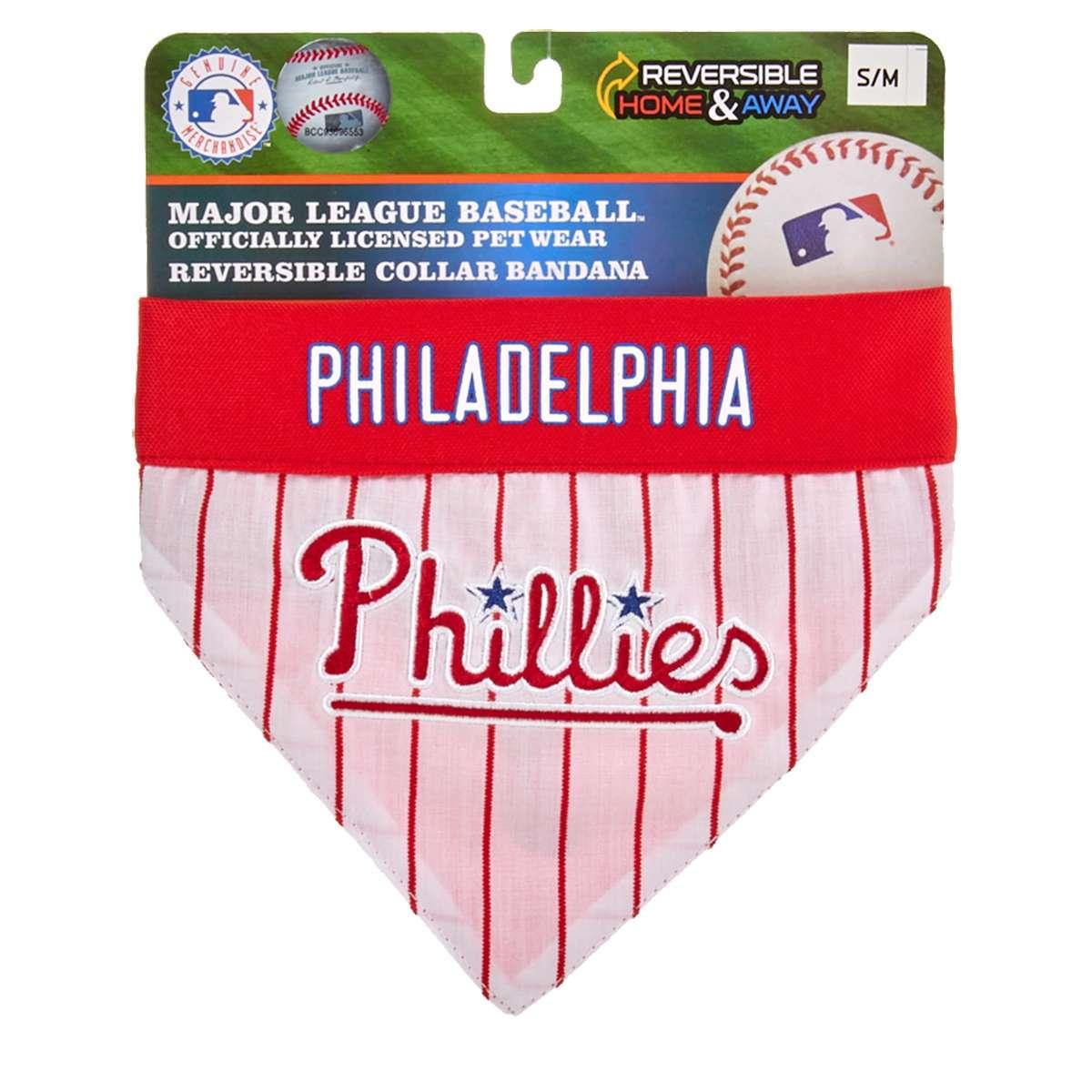 MLB Philadelphia Phillies Reversible Pet Bandana