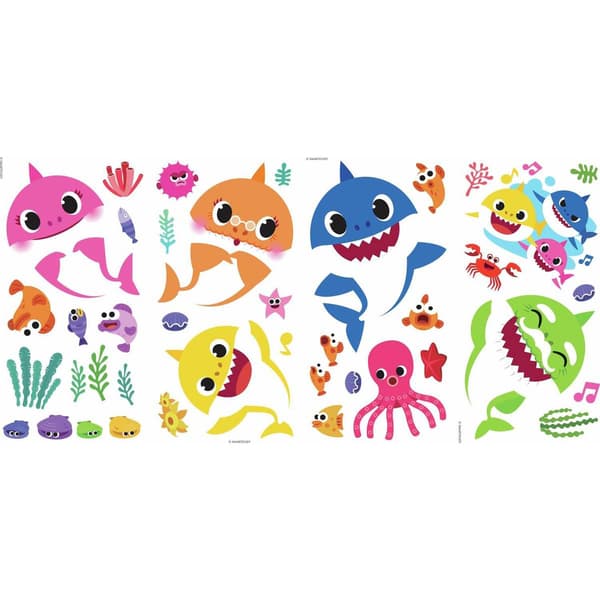 RoomMates® Baby Shark Peel &amp; Stick Wall Decal Set