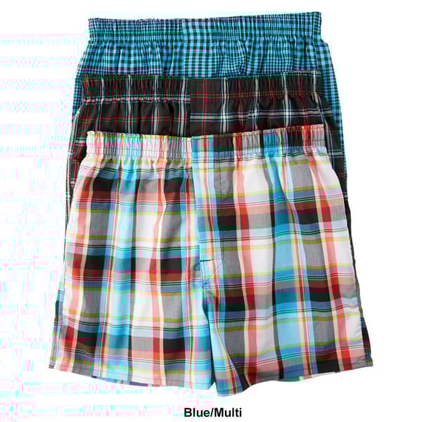 Mens Hanes&#174; Ultimate&#174; 3pk. Stretch Woven Boxers