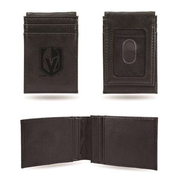 Mens NHL Vegas Golden Knights Faux Leather Front Pocket Wallet - image 