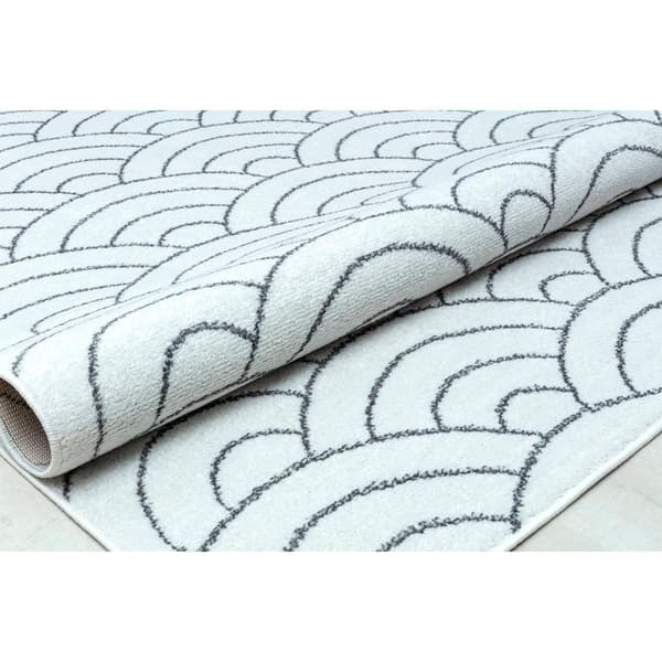 Mason Brooks Azalea Cloudy Geometric Contemporary Area Rug
