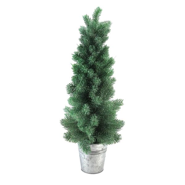 Northlight 25in. Iced Mini Pine Artificial Christmas Tree - image 