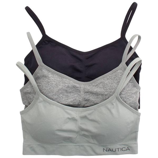 Womens Nautica 3pk. Seamless Lounge Bras - NT4902-3PKAX - image 