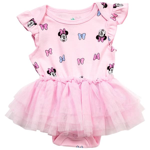 Baby Girl (NB-9M) Disney Minnie Mouse Tutu Bodysuit - image 
