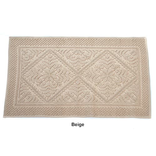 Provence II Cotton Jacquard Bath Rug