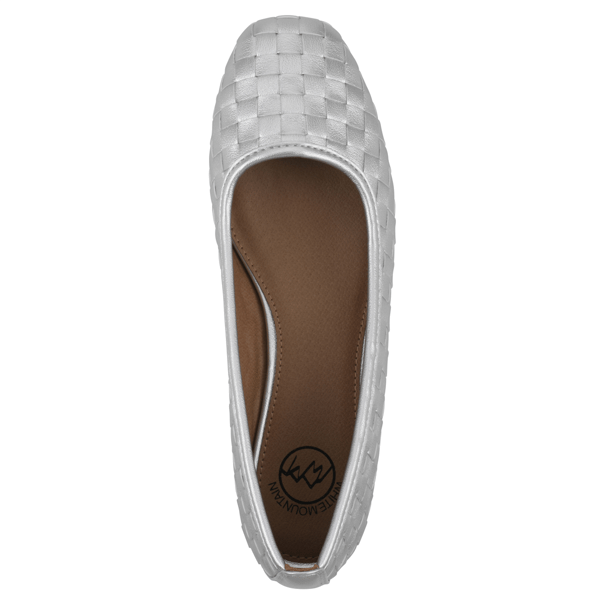 Womens White Mountain Boccie Ballet Flats