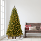 Puleo International 6.5ft. Pre-Lit LED Lights Wyoming Pine Tree - image 6