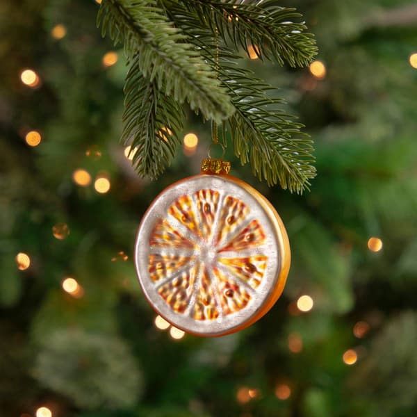 Northlight Seasonal 3.5in. Orange Slice Christmas Ornament