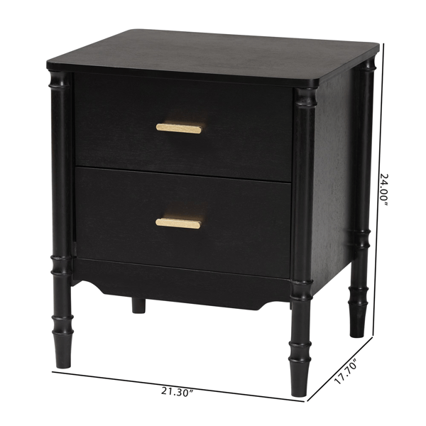 Baxton Studio Marisela Nightstand