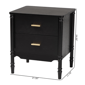 Baxton Studio Marisela Nightstand - image 9