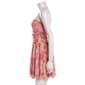 Juniors Madden Girl Floral Mesh Strapless Ruch Skater Dress - image 4