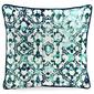 Jordan Manufacturing Watercolor Lattice Outdoor Throw Pillow - image 1