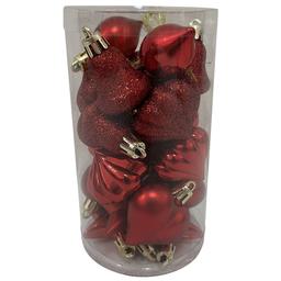 Red-Tone Shatterproof Multi-Shaped Ornaments