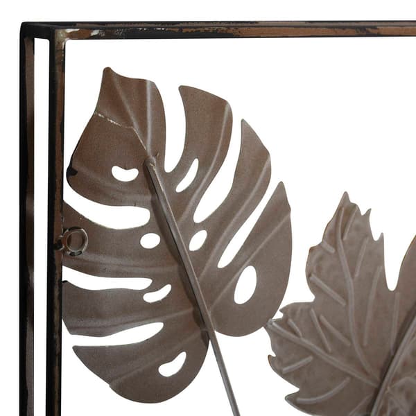9th & Pike&#174; Green and Yellow Leaves Metal Wall D&#233;cor