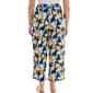 Womens Zac & Rachel Pull On Floral Wide Leg Pants - image 2