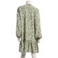 Womens Emily Daniels Long Sleeve Floral Ruffle Hem Shirtdress - image 2